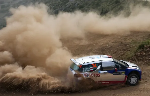 Dust, Citroen, DS3, Rally, Kubica, Acropolis, WRC2