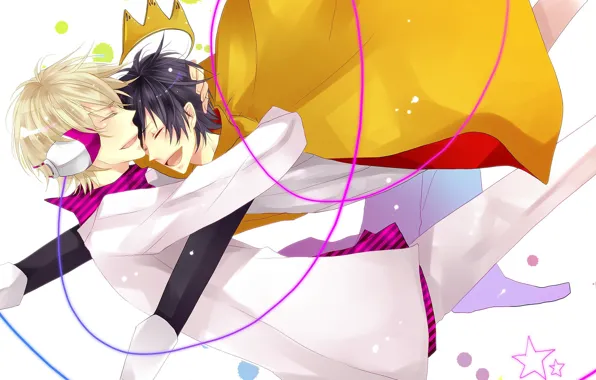 Hero, stars, guys, cloak, Durarara, Durarara, Of Izaya Orihara, Heiwajima Shizuo
