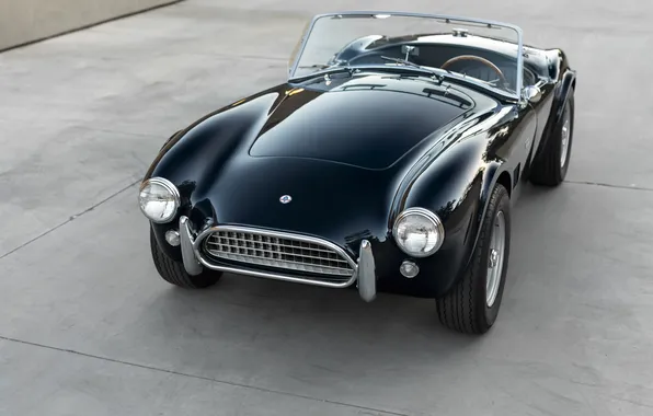 Black, Shelby, retro cars, 1963, Shelby Cobra, the only instance, Cobra 289, sports cars