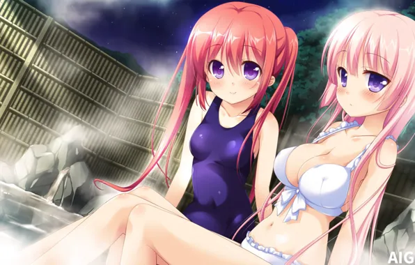Girl, sexy, long hair, boobs, anime, beautiful, pretty, erotic