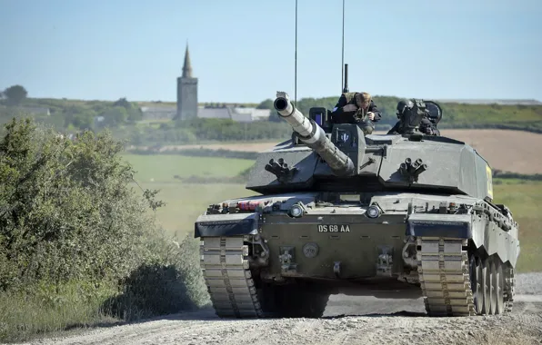 Road, weapons, Tank, Challenger 2
