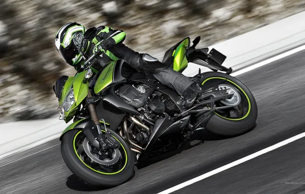 Picture green, Kawasaki, Z750R