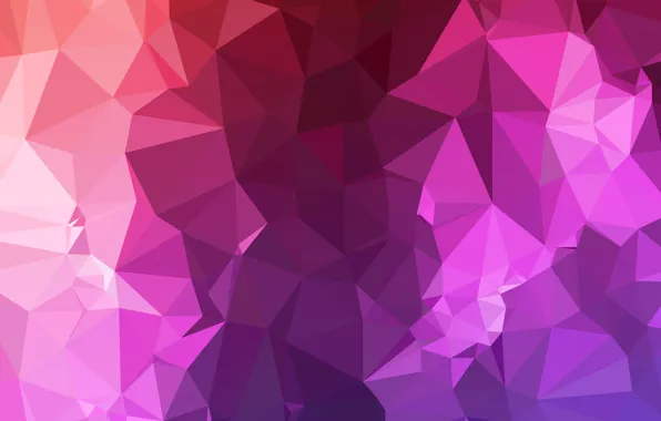 Purple, line, red, pink, triangles, angle, faces, geometry