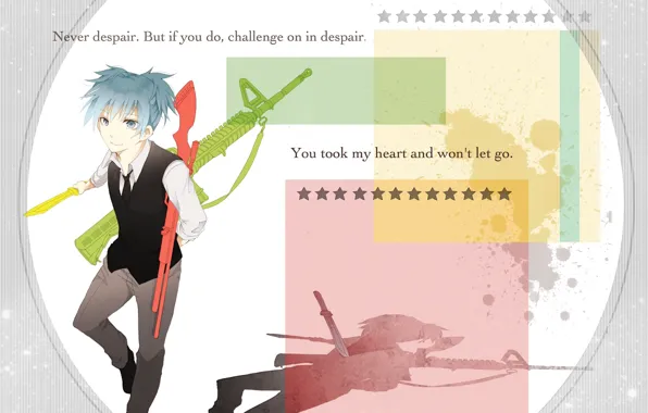 Weapons, guy, The class assassins, Nagisa, Shiota Nagisa