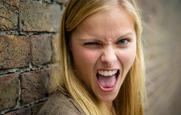 Look, girl, face, mood, hair, facial expressions