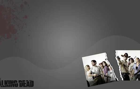 Picture background, the inscription, zombies, zombie, the series, spot, serial, The Walking Dead