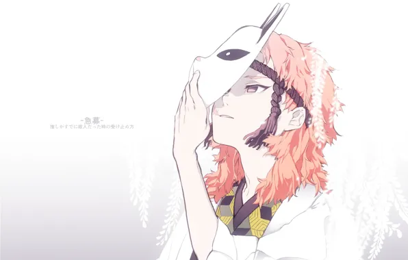 Background, mask, guy, Demon Slayer Kimetsu no Yaiba