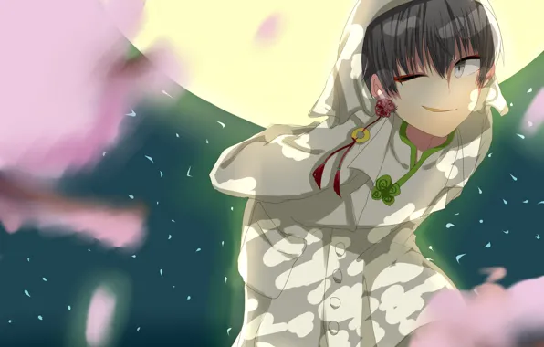 Background, Hoozuki no Reitetsu, youkai, Cold-Blooded Hozuki, Hakutaku, a pair of
