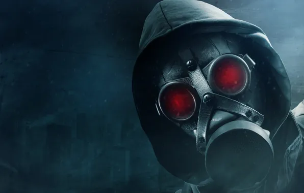 Picture mask, hood, gas mask, filter, apocalypse, Mr Apocalyptic