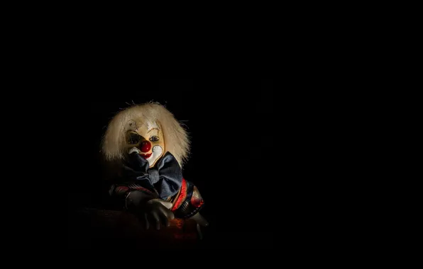 Picture background, toy, Clown