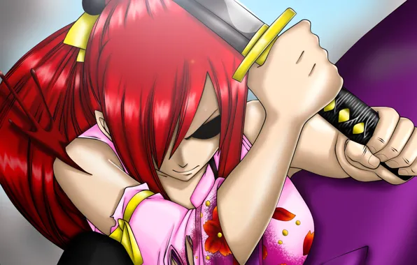 Girl, sword, Fairy Tail, Elsa, Fairy Tail, Elsa Scarlet