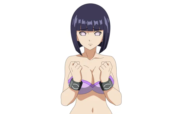 Girl, sexy, cleavage, Naruto, boobs, anime, beautiful, short hair