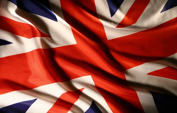 Picture red, white, British, blue, Flag