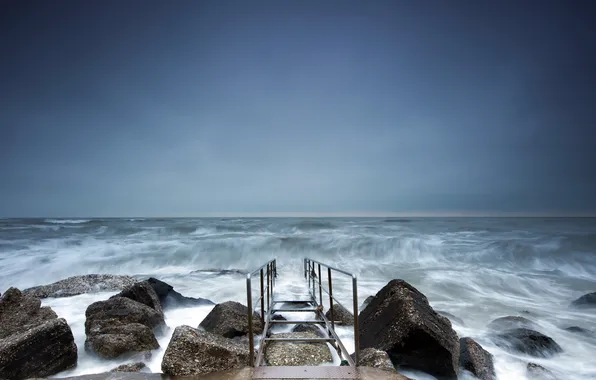Sea, the sky, landscape