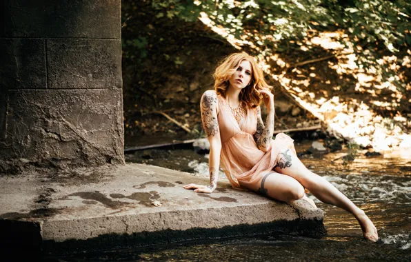 Girl, pose, Julia Wendt