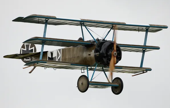 Picture fighter, war, Triplane, forces, world, Germany, First, during