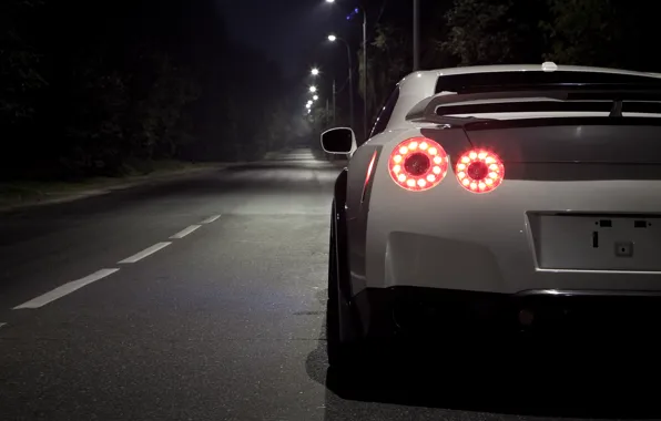 Night, Nissan, GT-R