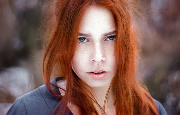 Picture redhead, freckles, Tanya Bee