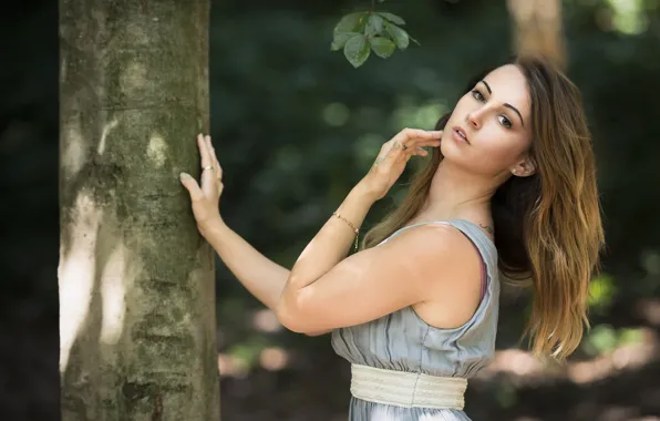 Picture look, face, model, hair, Saula
