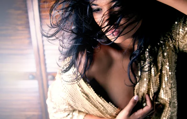 Hair, portrait, Sarina Gito