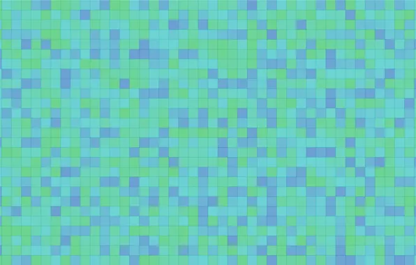 Square, colour, flat