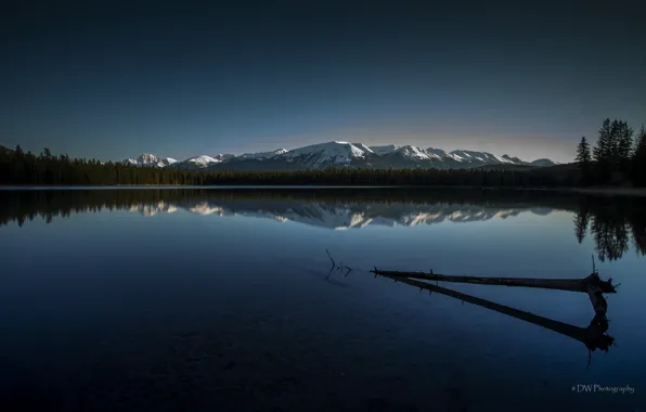 Landscape, mountains, nature, lake, reflection