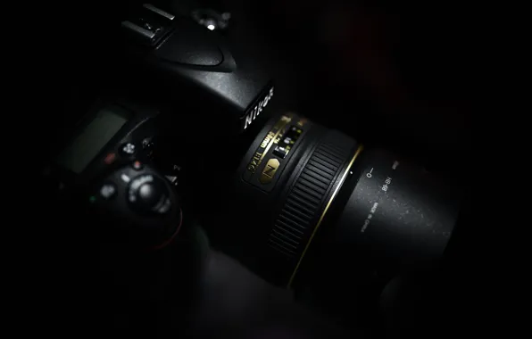 Picture macro, background, camera, Nikon