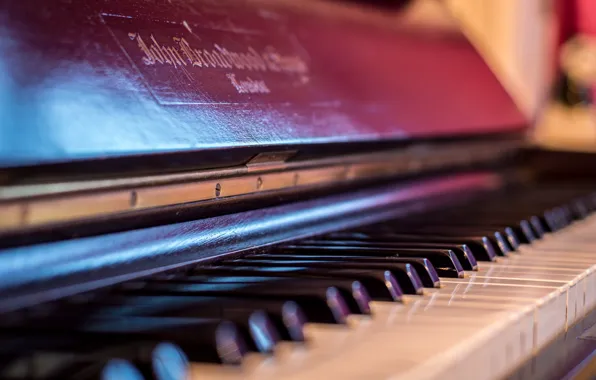 Macro, background, piano