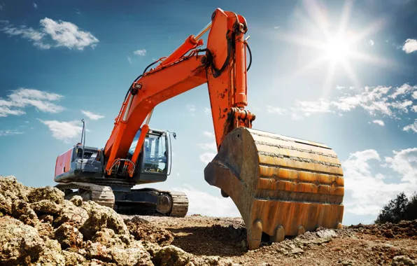 Excavator Stock Photo - Download Image Now - Machinery, Mining - Natural  Resources, Night - iStock