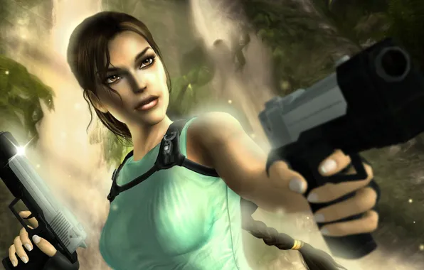 Gun, Tomb Raider, Lara Croft