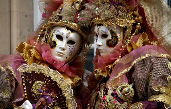 Picture mask, costume, Venice, carnival