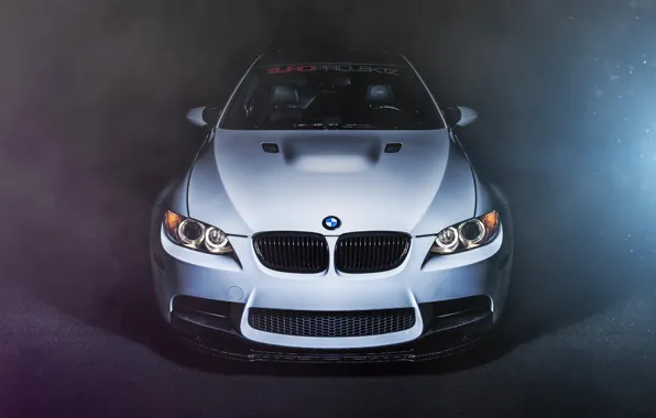 Picture white, BMW, BMW, before, white, front, E92
