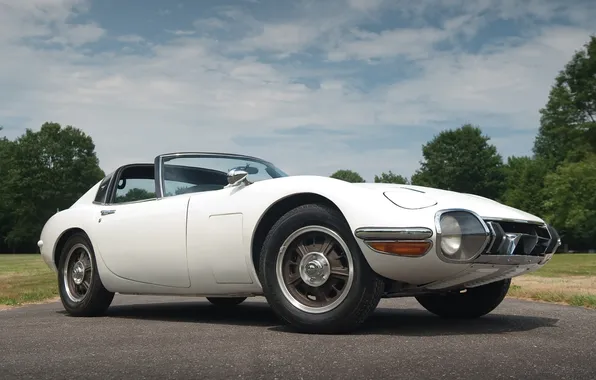 Picture Toyota, classic, the front, 1966, Toyota, beautiful car, 2000GT, Targa