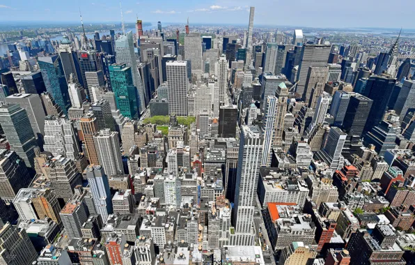 New York, USA, skyscrapers, megapolis, New York, NYC
