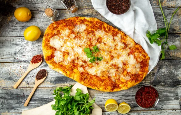 Pizza, East, Turkish, lahmajun