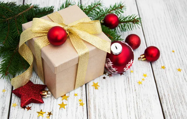 Decoration, gift, balls, New Year, Christmas, christmas, balls, wood