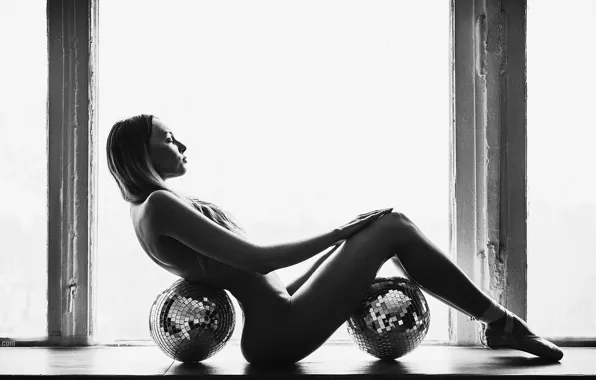 Pose, model, naked, body, Windows, makeup, figure, hairstyle