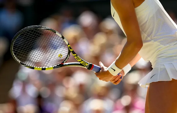 Tennis player, racket, Eugenie Bouchard