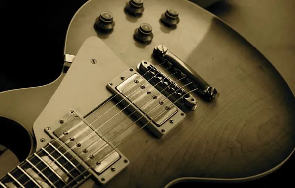 Picture music, photo, background, Wallpaper, guitar, strings, Sepia, case
