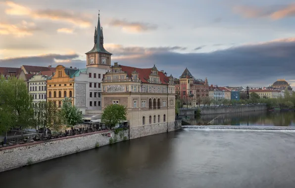 Prague, Czech Republic, Vltava River, Smetana Museum