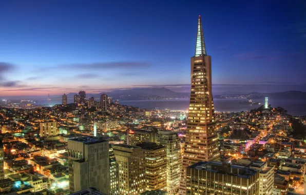 Picture CA, San Francisco, skyscrapers, San Francisco