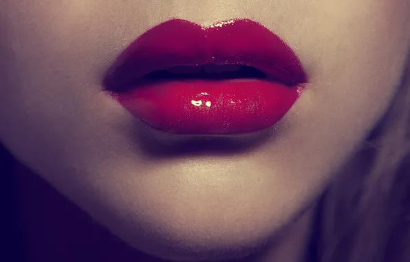 Picture mouth, lipstick, lips