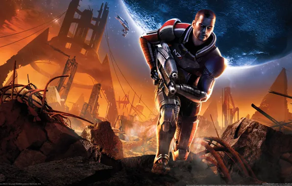 Picture weapons, The ruins, mass effect 2
