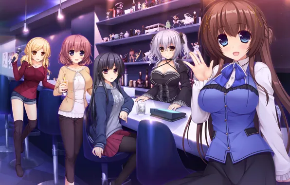 Picture girl, anime, art, Hataraku Otaku No Ren'ai Jijou