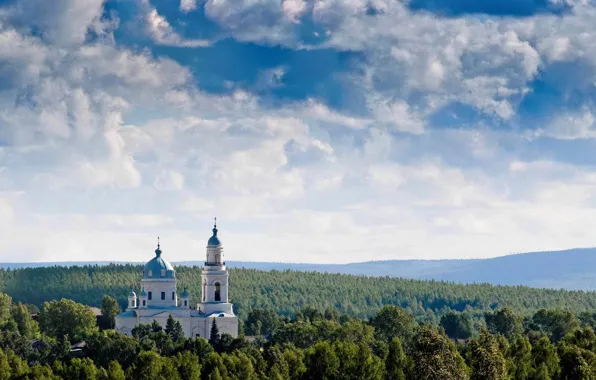 Picture city, nature, building