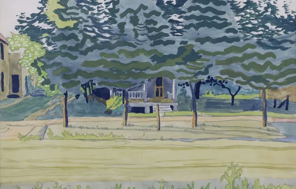 Picture 1916, Charles Ephraim Burchfield, Late Afternoon
