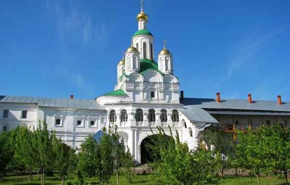 The city, photo, Cathedral, temple, Russia, the monastery, If the Makariev monastery