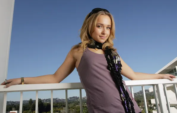 Picture the sky, scarf, Hayden Panettiere, the piril, Hayden panettiere