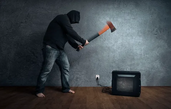 People, TV, axe