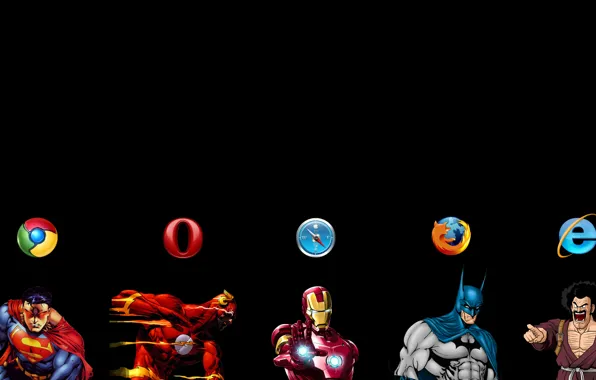 Firefox, opera, safari, chrome, browsers